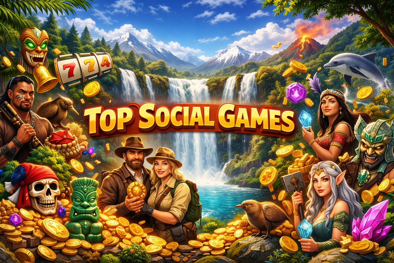 NZLuckySocial social games preview